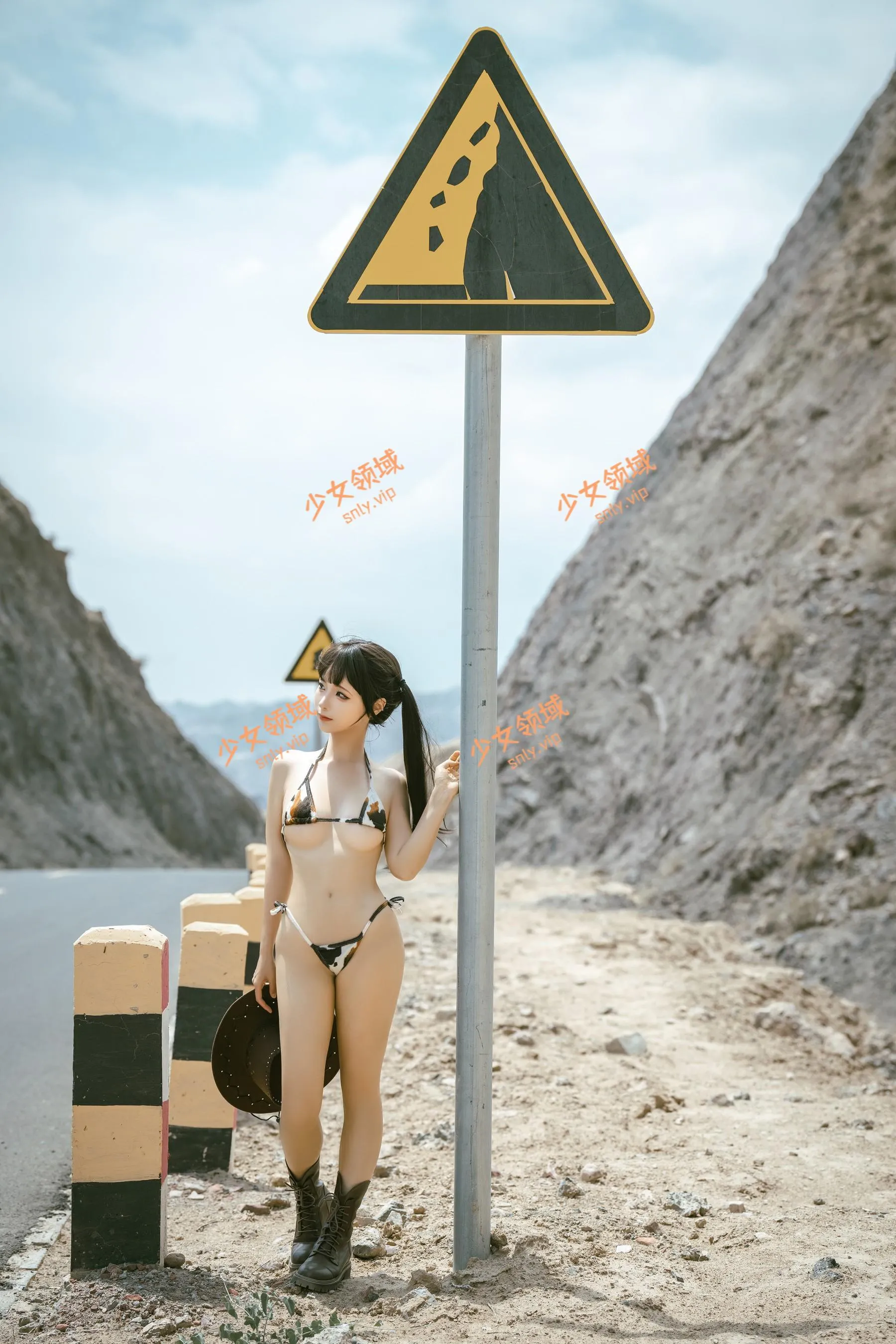 蠢沫沫 – NO.235 比基尼牛仔 [18P]插图7